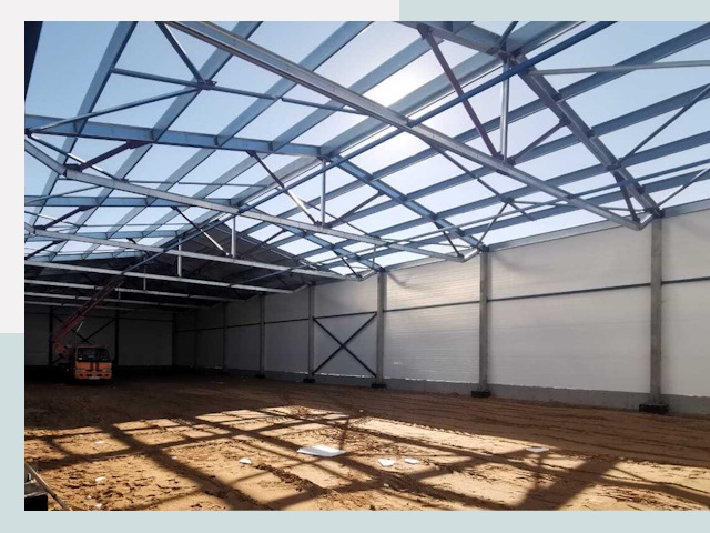 Строительство сенохранилищ в Чите