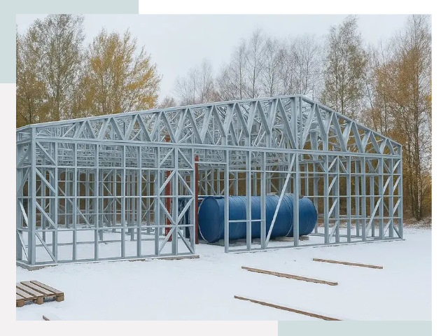 Металлические ангары в Чите