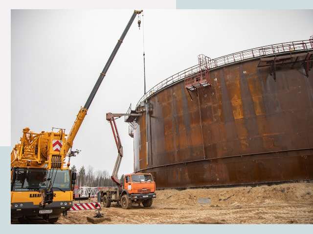 Монтаж резервуаров в Чите от 621 руб. за м³