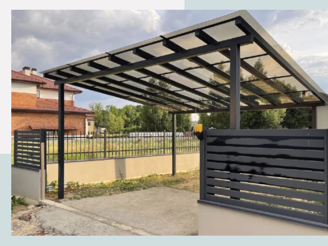 Металлические навесы в Чита от 621 руб. за м²