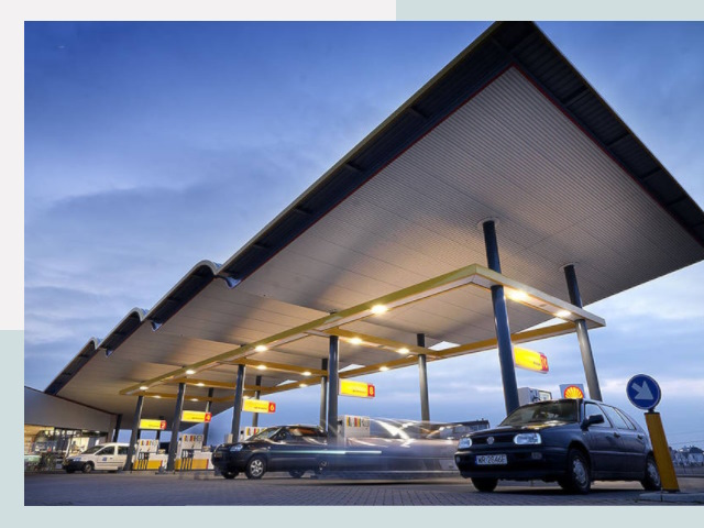 Навесы для АЗС в Чита от 621 руб. - Защита и комфорт