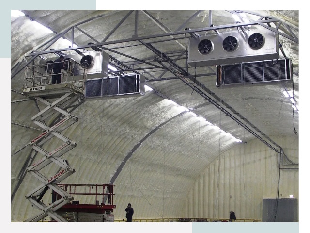 Оснащение ангаров в Чите