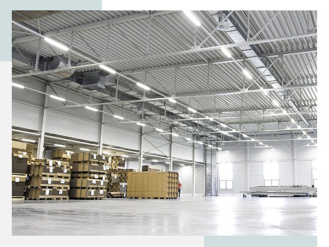 Освещение ангаров в Чите