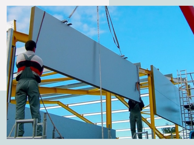 Монтаж сэндвич-панелей в Чите от 621 руб.