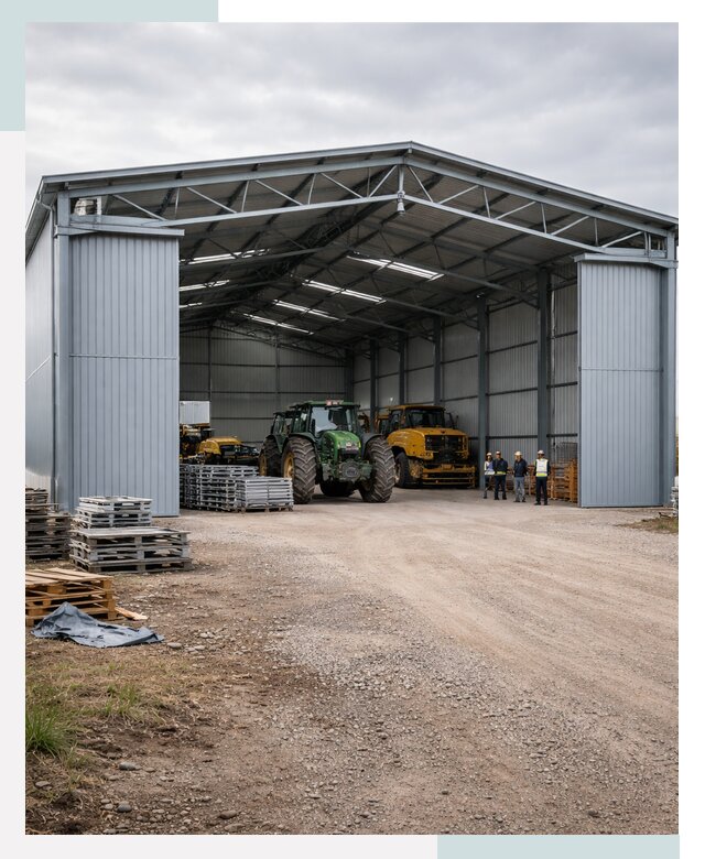 Ангары для сельхозтехники в Чите от 20700 р. | СтальСтрой-Чта