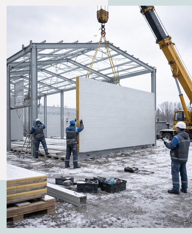 Строительство холодильных складов под ключ в Чите