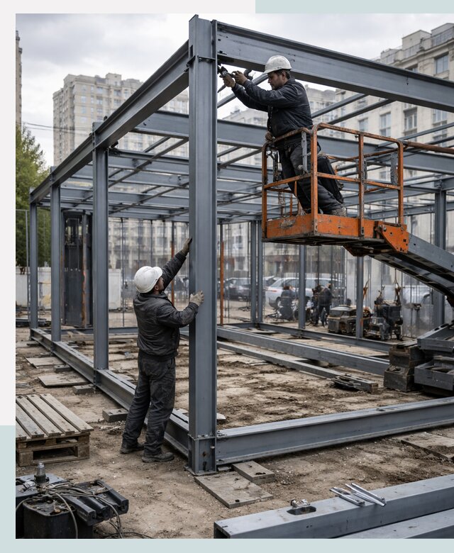 Строительство и монтаж торговых павильонов под ключ в Чите