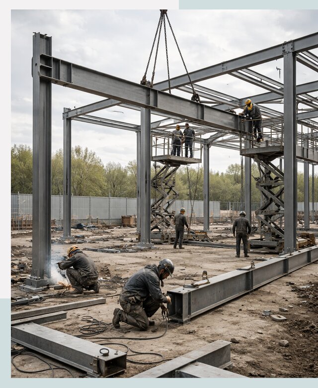 Строительство выставочных павильонов из металлоконструкций в Чите