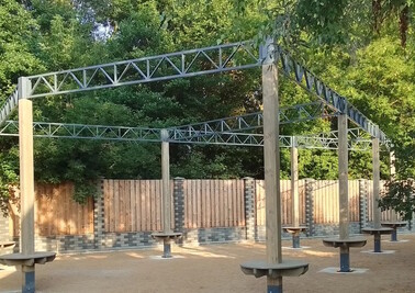 Терраса из металлоконструкций под ключ, проектирование, изготовление и монтаж от СтальСтрой-Чта